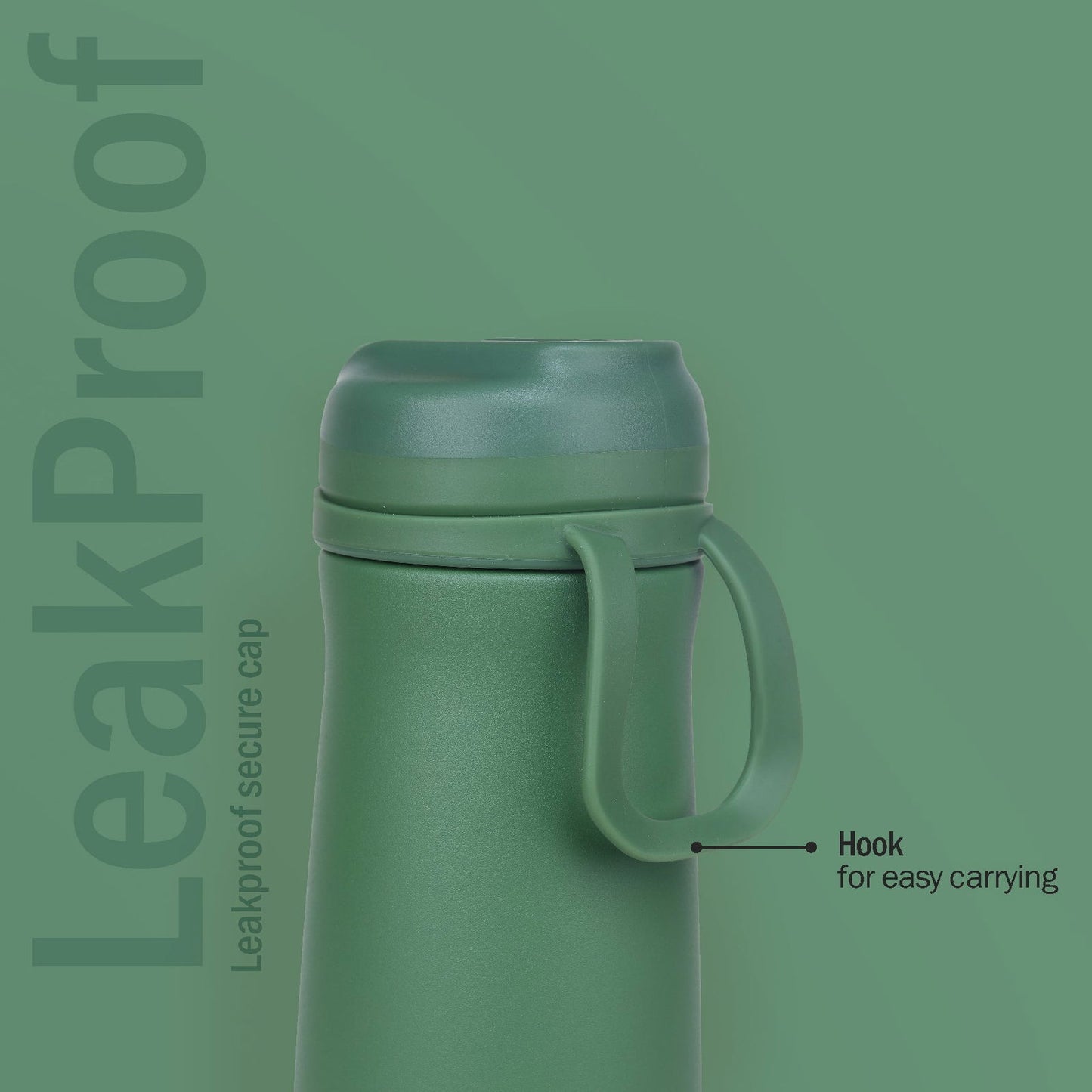 Briiton Hybec 600ml | Stainless Steel Water Bottle | Hot & Cold -