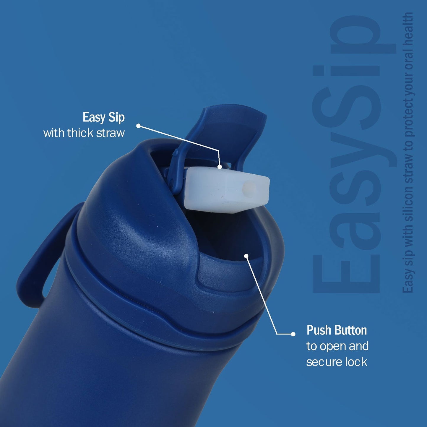 Briiton Hybec 600ml | Stainless Steel Water Bottle | Hot & Cold -