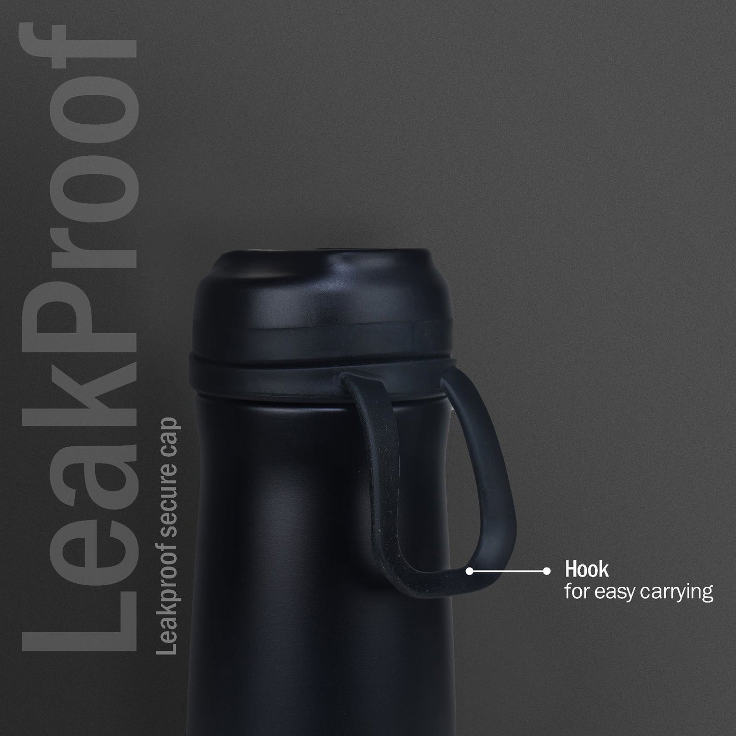 Briiton Hybec 600ml | Stainless Steel Water Bottle | Hot & Cold -