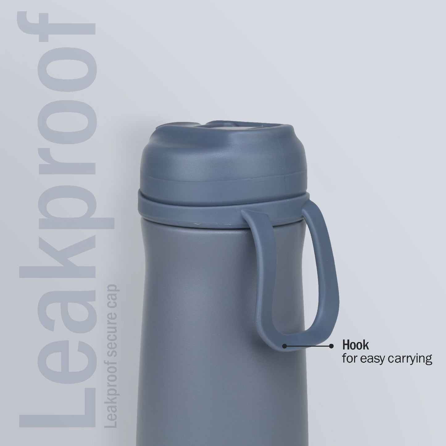 Briiton Hybec 600ml | Stainless Steel Water Bottle | Hot & Cold -