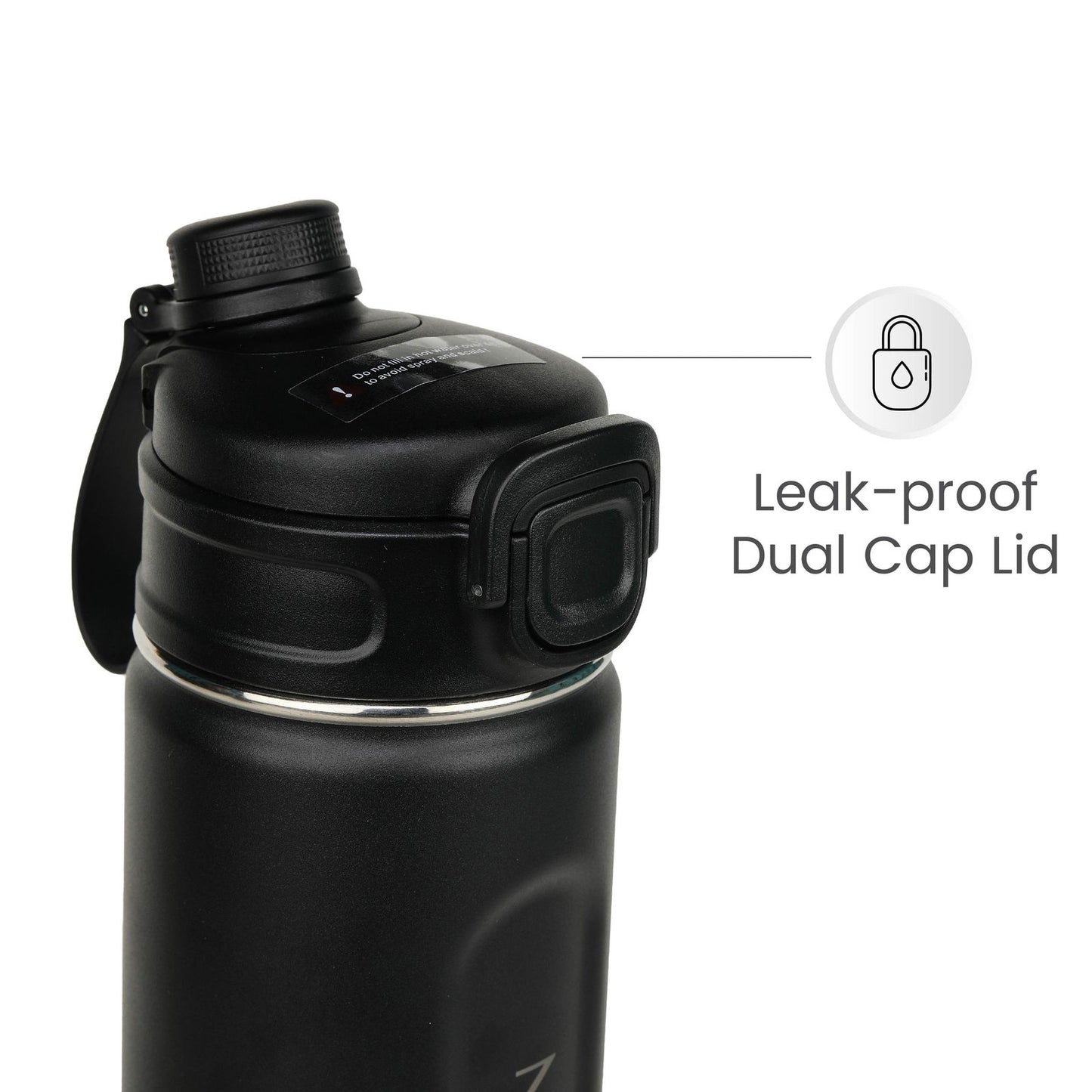 Briiton Universo - S 1000ml | Double Wall Stainless Steel Water Bottle | Leakproof Flask | Hot & Cold Thermos - Briiton