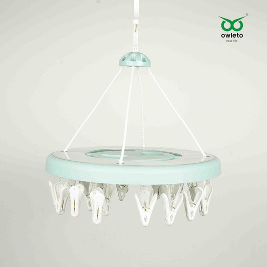 360-Degree Round Stand for Drying Clothes-Clip Hanger Dryer - online shopping site
