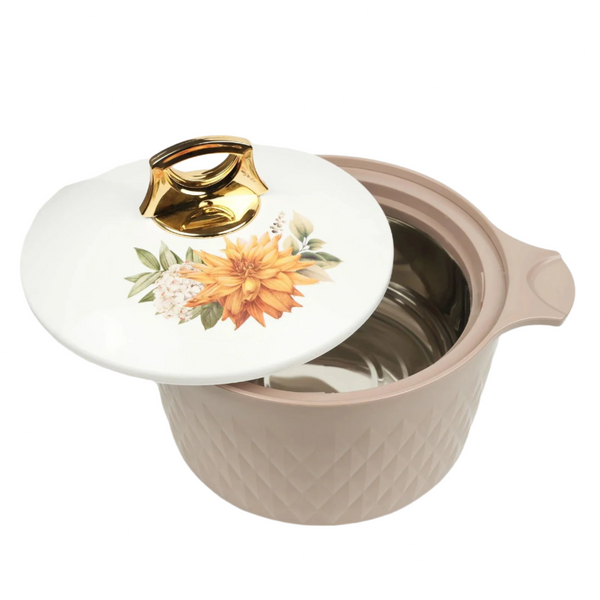 ASIAN DIAMOND CASSEROLE N. DLX | STAINLESS STEEL  INSULATED  HOT POT