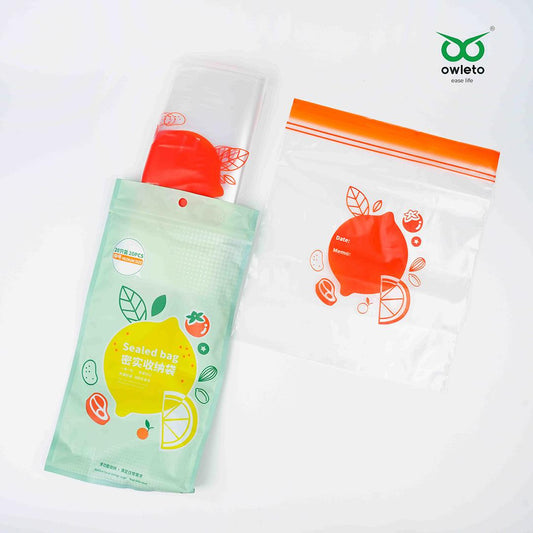 BPA Free Microwave Safe Freezer Bags - Re-usable, washable, and transparent-Food Storage Bag - BPA Free Microwave Safe Freezer Bags - Re-usable, washable, and transparent-Food Storage Bag - owleto