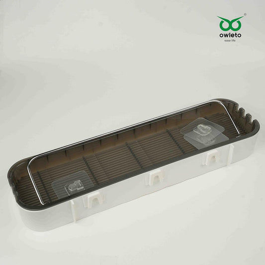 Bathroom Storage Rack: Mountable Organizer for Bath Essentials - Bathroom Storage Rack: Mountable Organizer for Bath Essentials - owleto