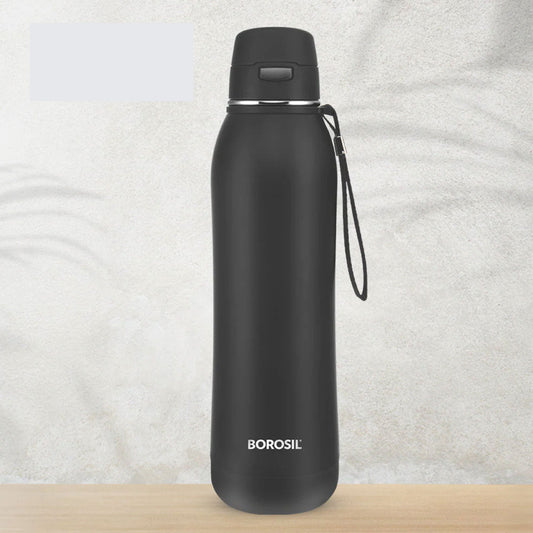 Borosil Hydra Rivera  Insulated Water Bottle | Stainless Steel Bottle With Double Wall Vacuum Insulation | 800 ml - 