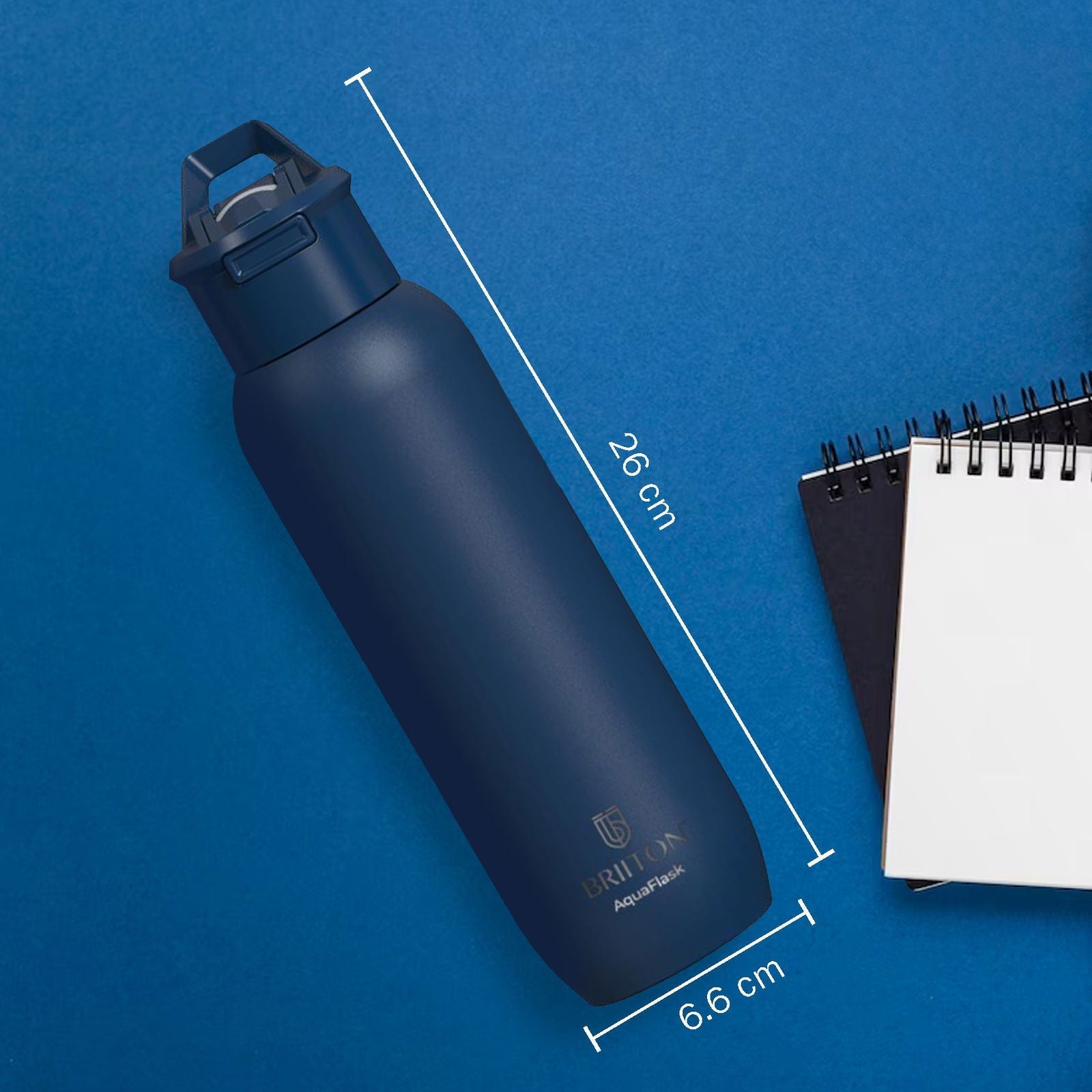 Briiton Christa  630ml | Double Wall Stainless Steel Water Bottle | Hot & Cold - 