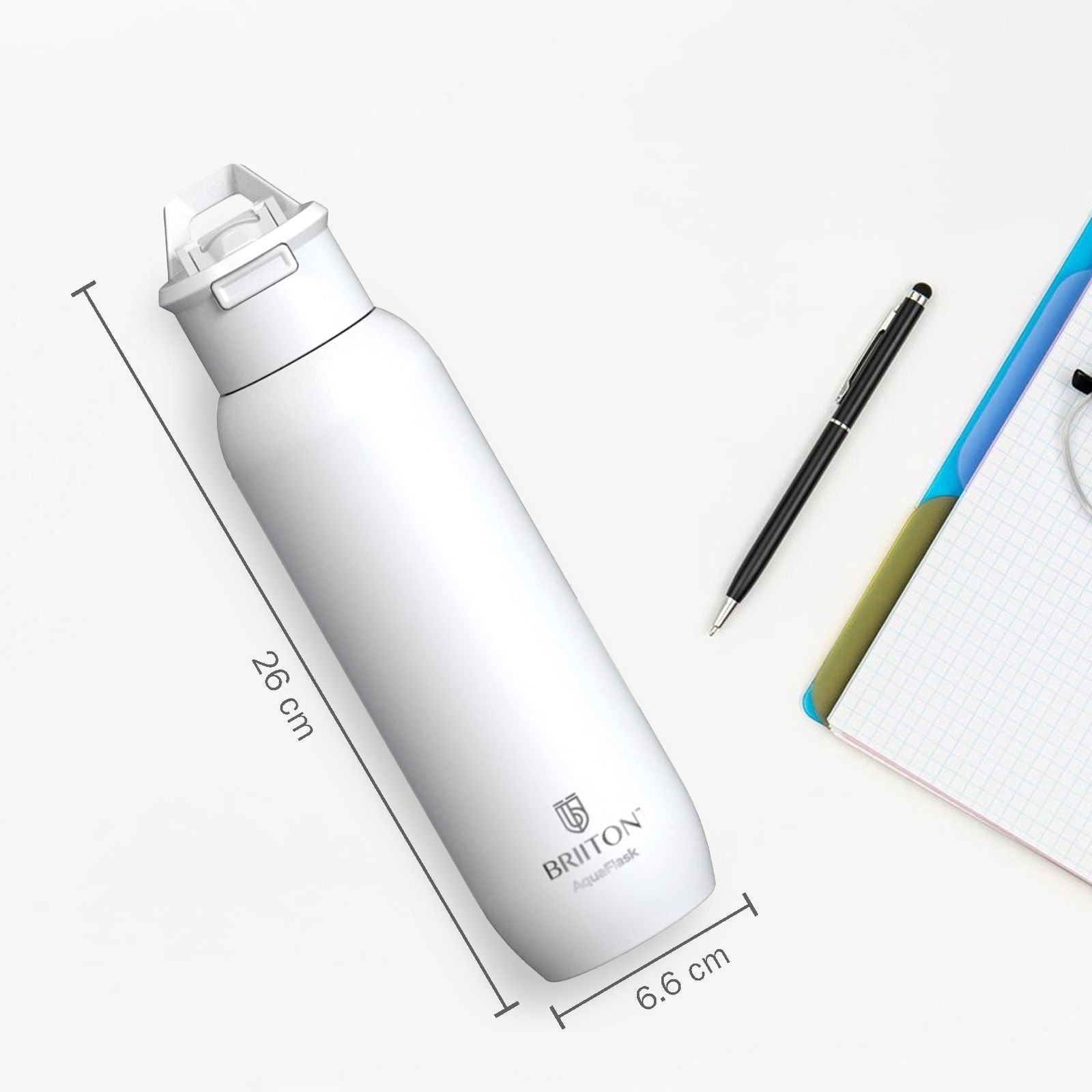 Briiton Christa  630ml | Double Wall Stainless Steel Water Bottle | Hot & Cold - 