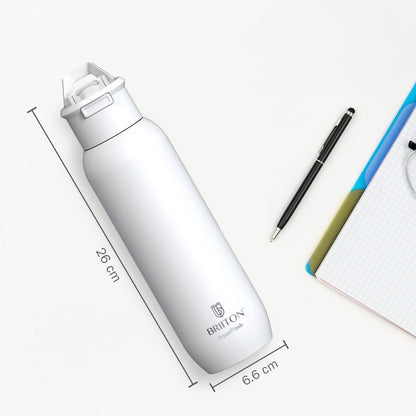 Briiton Christa  630ml | Double Wall Stainless Steel Water Bottle | Hot & Cold - 