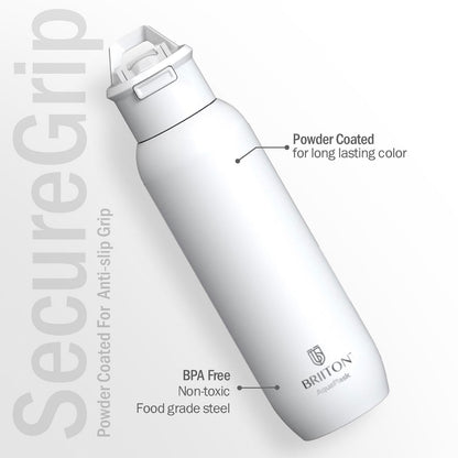Briiton Christa  630ml | Double Wall Stainless Steel Water Bottle | Hot & Cold - 