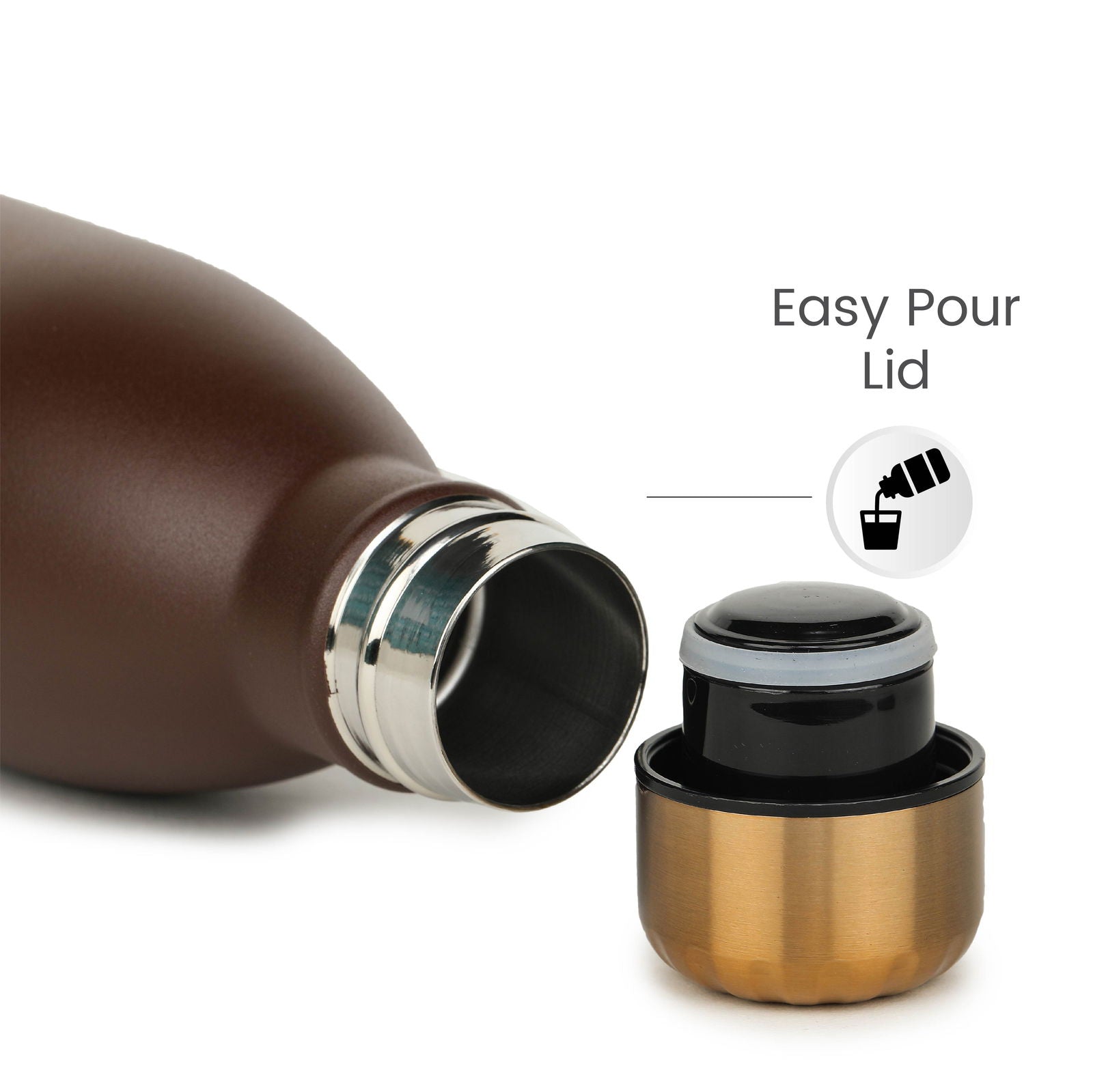 Briiton Flare Cola | Stainless Steel Water Bottle | Leakproof - 