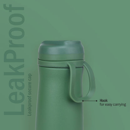 Briiton Hybec 600ml | Stainless Steel Water Bottle | Hot & Cold - 