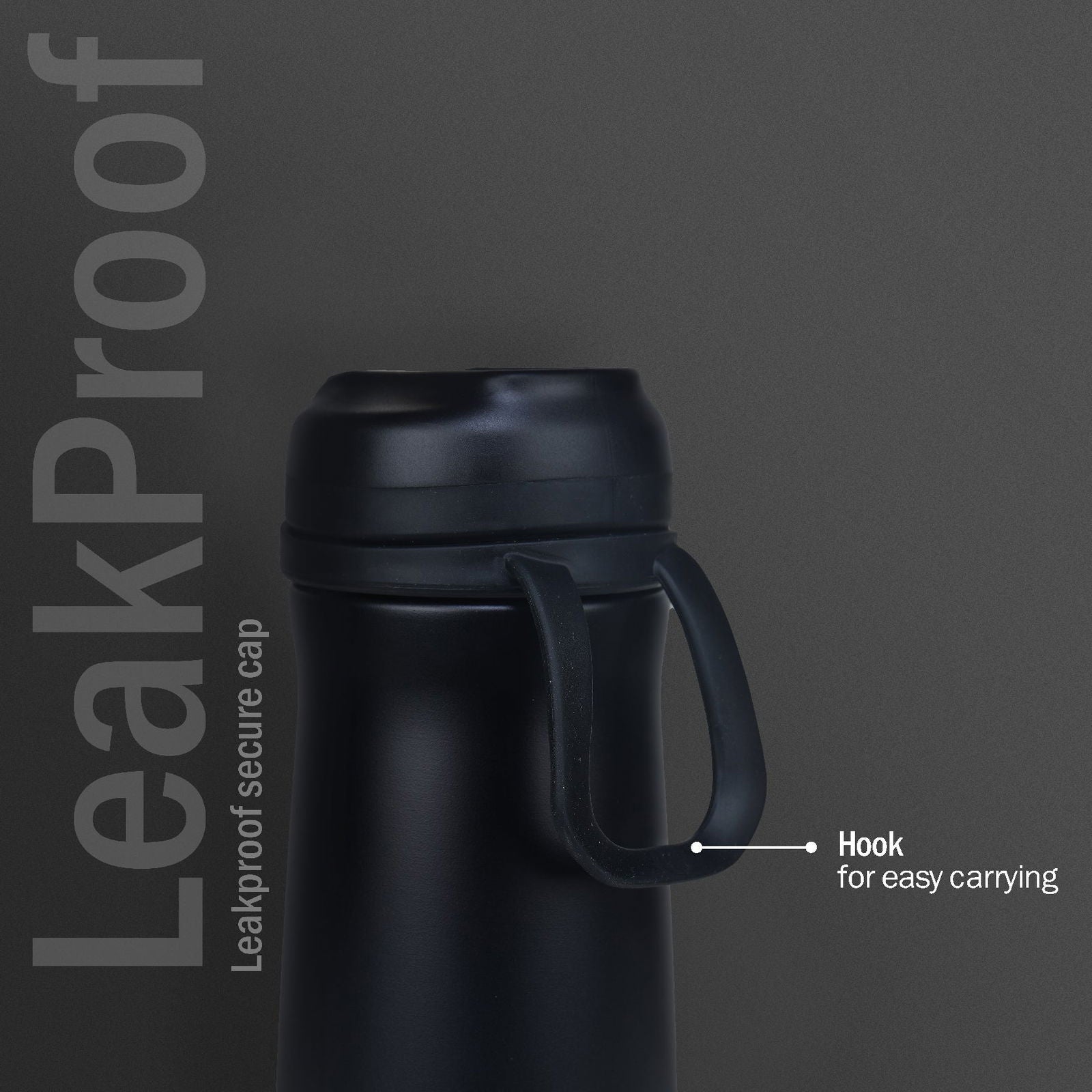 Briiton Hybec 600ml | Stainless Steel Water Bottle | Hot & Cold - 