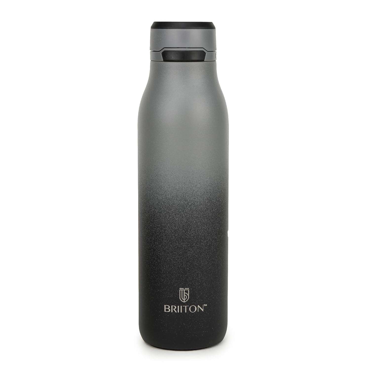 Briiton Jumper 750ml Stainless Steel Water Bottle | Copper Coated Vacuum Insulation  Secure Grip  Leakproof Easy Pour Cap - 