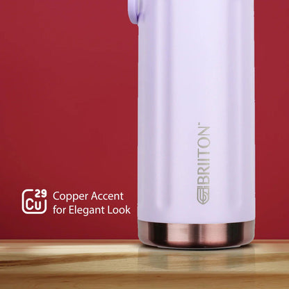 Briiton Niagra 750ml | Double Wall Stainless Steel Water Bottle |  Leakproof Flask For Hot & Cold Drinks - 