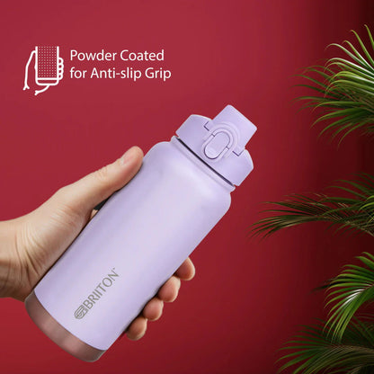 Briiton Niagra 750ml | Double Wall Stainless Steel Water Bottle |  Leakproof Flask For Hot & Cold Drinks - 