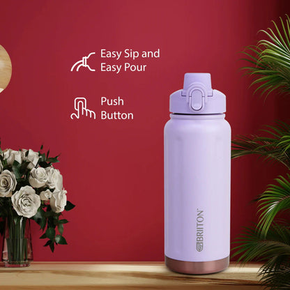 Briiton Niagra 750ml | Double Wall Stainless Steel Water Bottle |  Leakproof Flask For Hot & Cold Drinks - Briiton