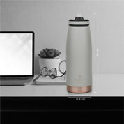 Briiton Oceano  1000ml | Stainless Steel Water Bottle | Copper Coated Vacuum Insulation | Hot & Cold Thermos - 
