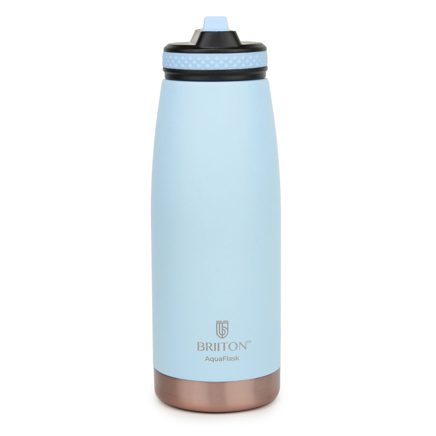 Briiton Oceano  1000ml | Stainless Steel Water Bottle | Copper Coated Vacuum Insulation | Hot & Cold Thermos - 