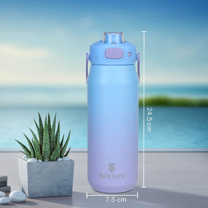 Britton Costa | Double Wall Stainless Steel Water Bottle | Leakproof - 