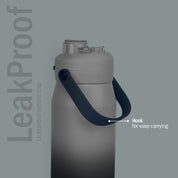 Britton Costa | Double Wall Stainless Steel Water Bottle | Leakproof - 