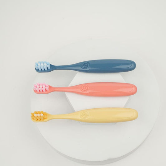 Colorful toothbrush set of 3 for kids-Gentle Oral Care - Colorful toothbrush set of 3 for kids-Gentle Oral Care - owleto