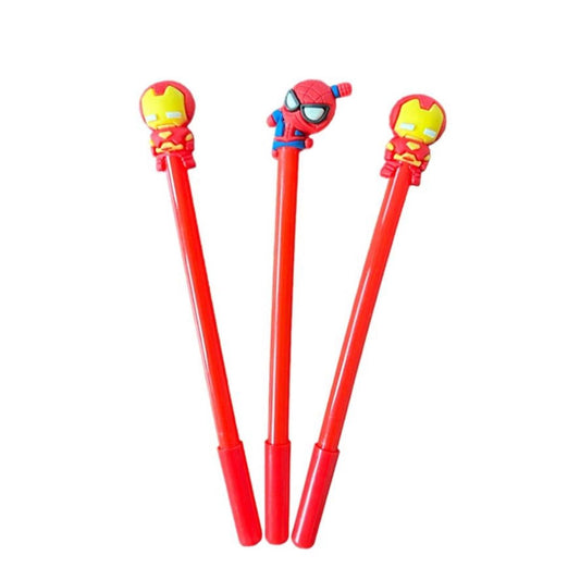 Crazy cute Kids Super Heroes Pens (Set of 3) - Crazy cute Kids Super Heroes Pens (Set of 3) - owleto