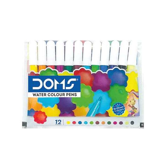DOMS Water Color Sketch Pens (12 shades) - DOMS Water Color Sketch Pens (12 shades) - owleto