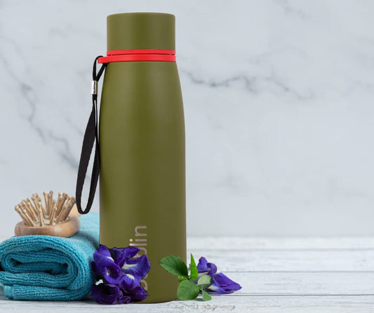 Dubblin Messi Premium Stainless Steel Double Wall Vacuum Insulated BPA Free Water Bottle  650 ml - 