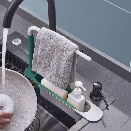 Expandable Storage Drain Basket Rack - 