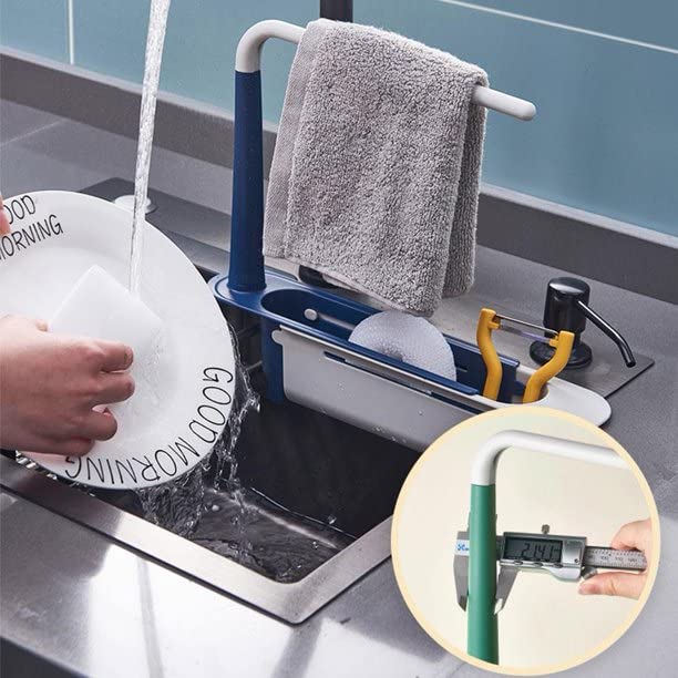 Expandable Storage Drain Basket Rack - 