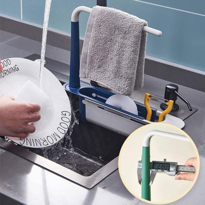 Expandable Storage Drain Basket Rack - 