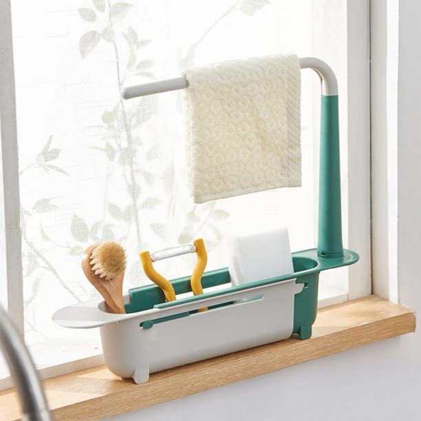 Expandable Storage Drain Basket Rack - 