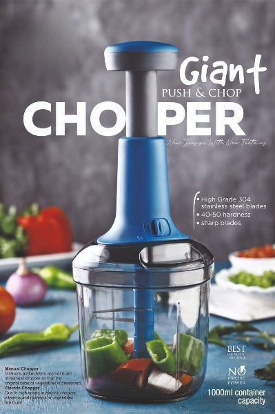 GIANT CHOPPER FOR VEGETABLES  AND FRUITS - 