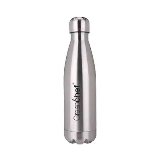 Greenchef Kiyo Stainless Steel Water Bottle | Duo Deluxe Hot & Cold  Water Bottle - 