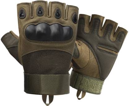 Hiking,Cyclling,Travelling, Motorcycle Riding, Arm Shooting Gym Gloves (Pack of 1 Pair, Assorted) - 
