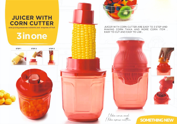 JUICER WITH  CORN CUTTER - 