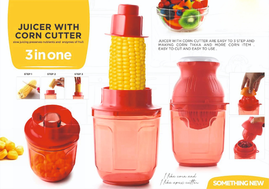 JUICER WITH  CORN CUTTER - 