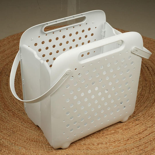 Large Plastic Laundry -Storage Basket with Handles and Lid - Spacious Organizing Bin - Large Plastic Laundry -Storage Basket with Handles and Lid - Spacious Organizing Bin - owleto