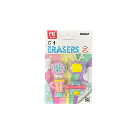 Non-Toxic Girl Eraser - Non-Toxic Girl Eraser - owleto