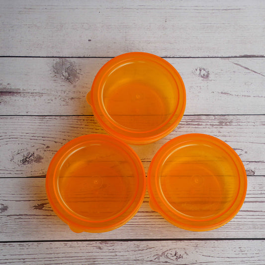 Plastic storage Container Set ( 3 Piece ) - 3 Piece Container Set - owleto