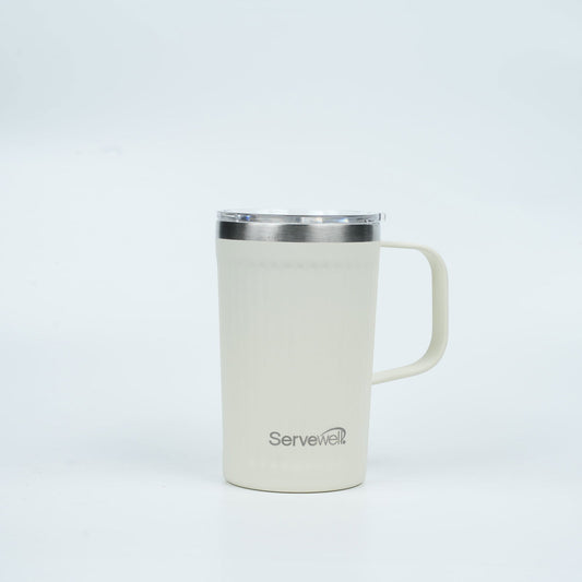 SERWEL BOLT - STAINLESS STEEL VACUUM MUG 450 ML-SOLID - SERWEL BOLT - STAINLESS STEEL VACUUM MUG 450 ML-SOLID - owleto