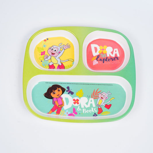 SERWEL KIDS 3 PARTITION PLATE [RECT] 24x21.5cm - SERWEL KIDS 3 PARTITION PLATE [RECT] 24x21.5cm - owleto