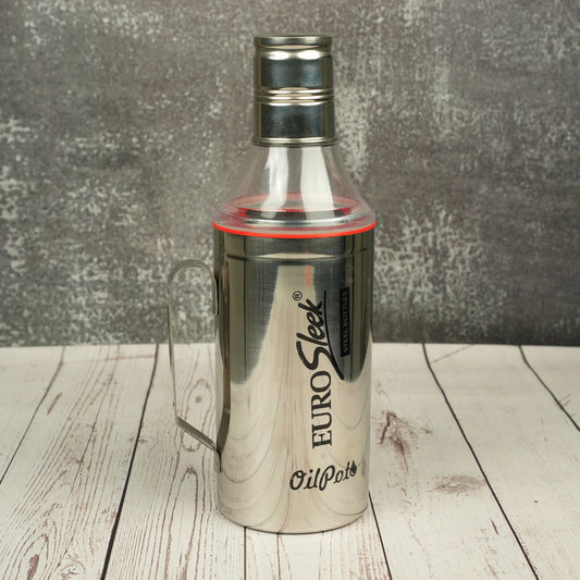 SS Oil bottle1 litre - SS Oil bottle1 litre - owleto
