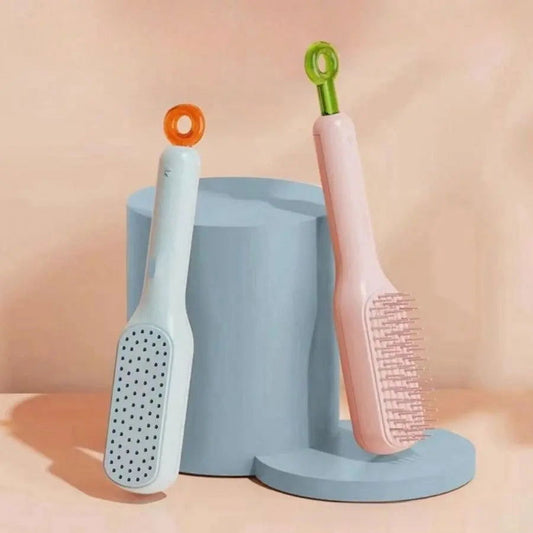 Self-cleaning Anti-static Massage Comb for Adults and Kids - 