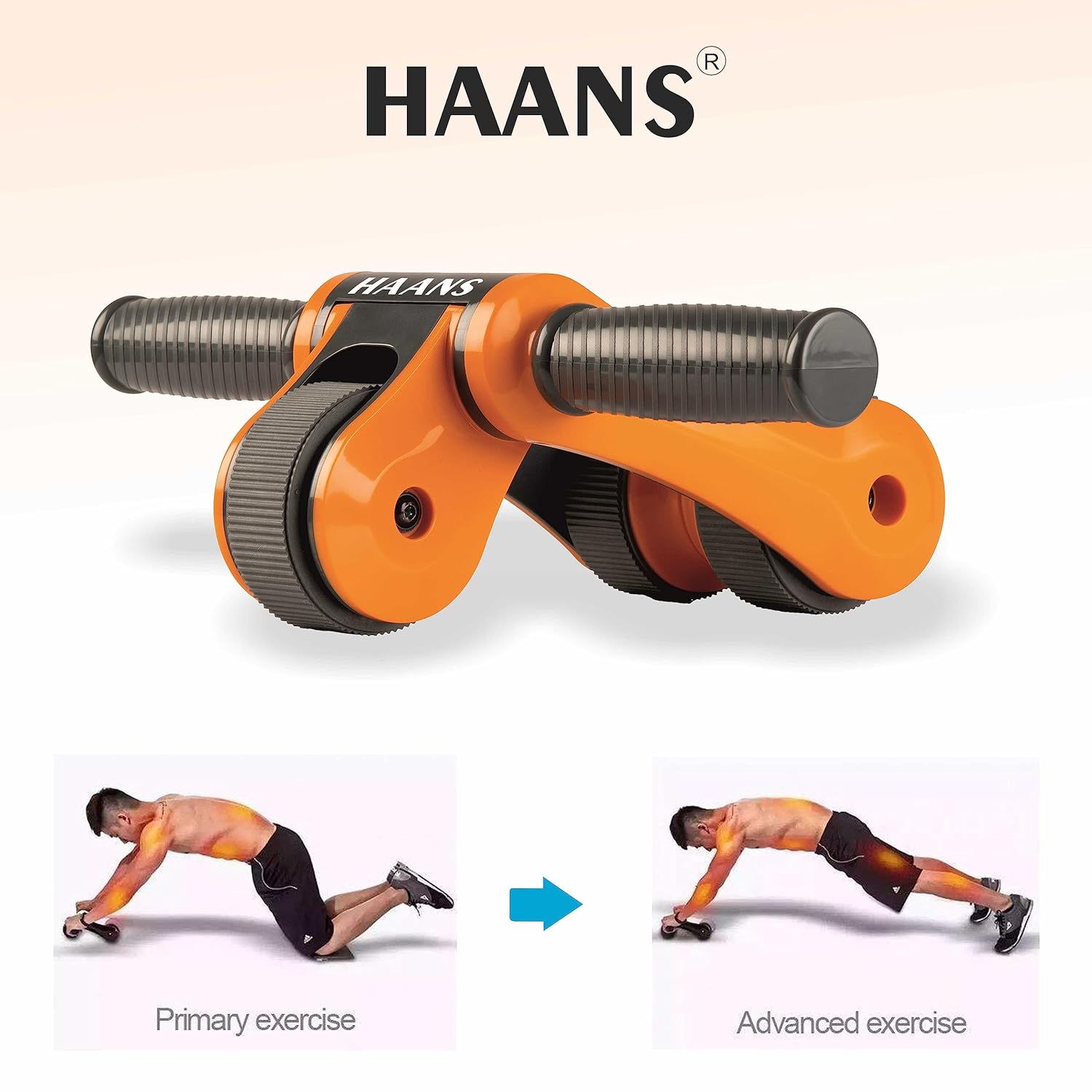 Smart Abdominal Wheel Men's Crunches Indoor Exercise Fitness Equipment Roller - 