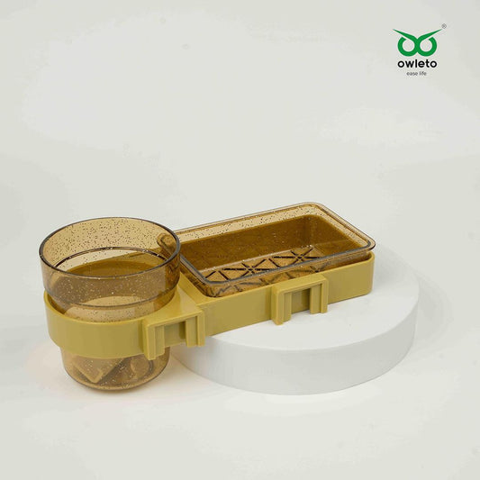 Wall-Mounted Bathroom Storage-Organizer -Space-Saving - Wall-Mounted Bathroom Storage Organizer -Space-Saving - owleto