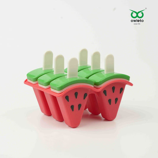 Watermelon Popsicle Mold Set - Watermelon Popsicle Mold Set - owleto